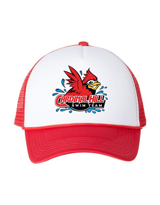 Cardinal Hill Swim Team | Red Trucker Hat
