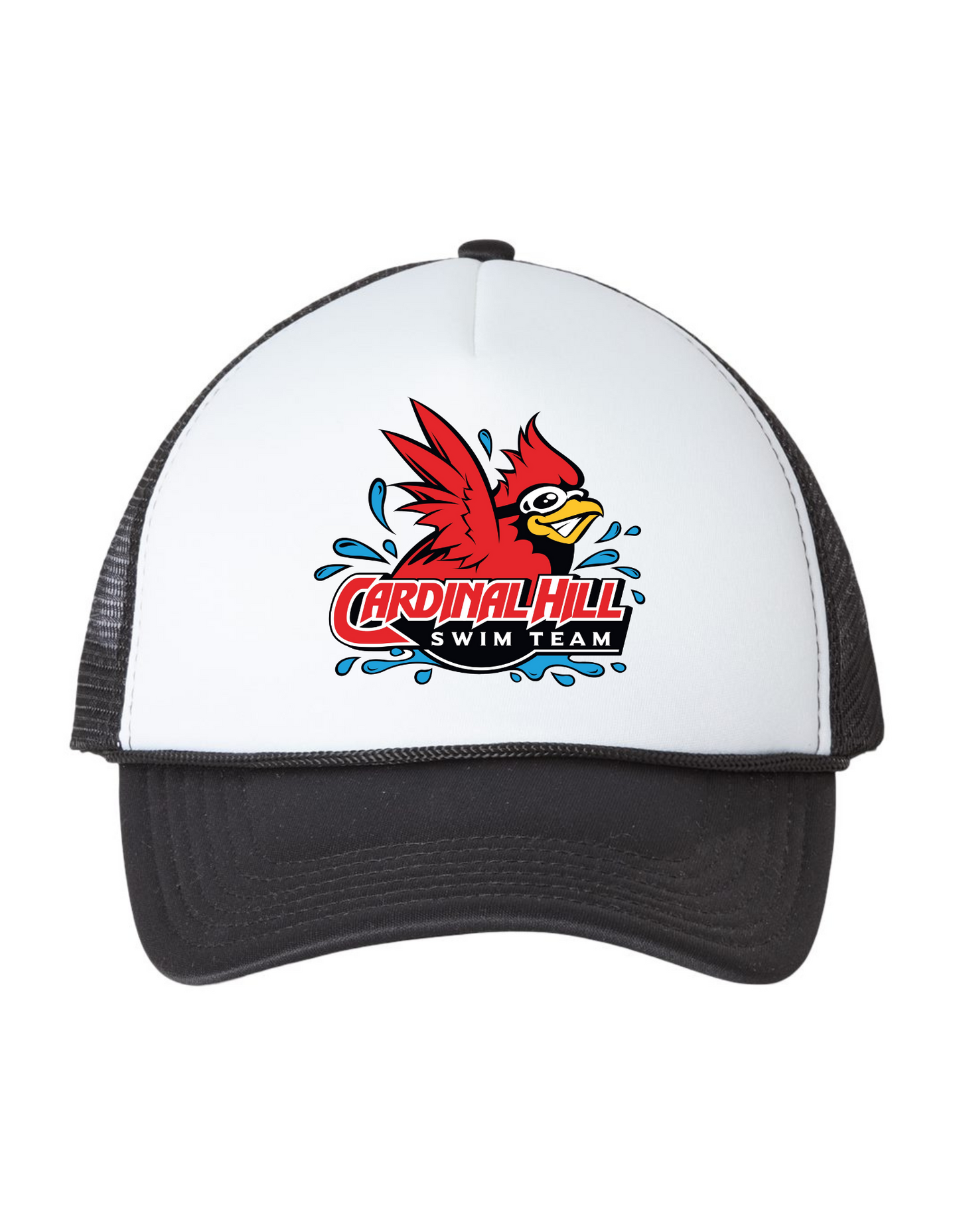 Cardinal Hill Swim Team | Black Trucker Hat