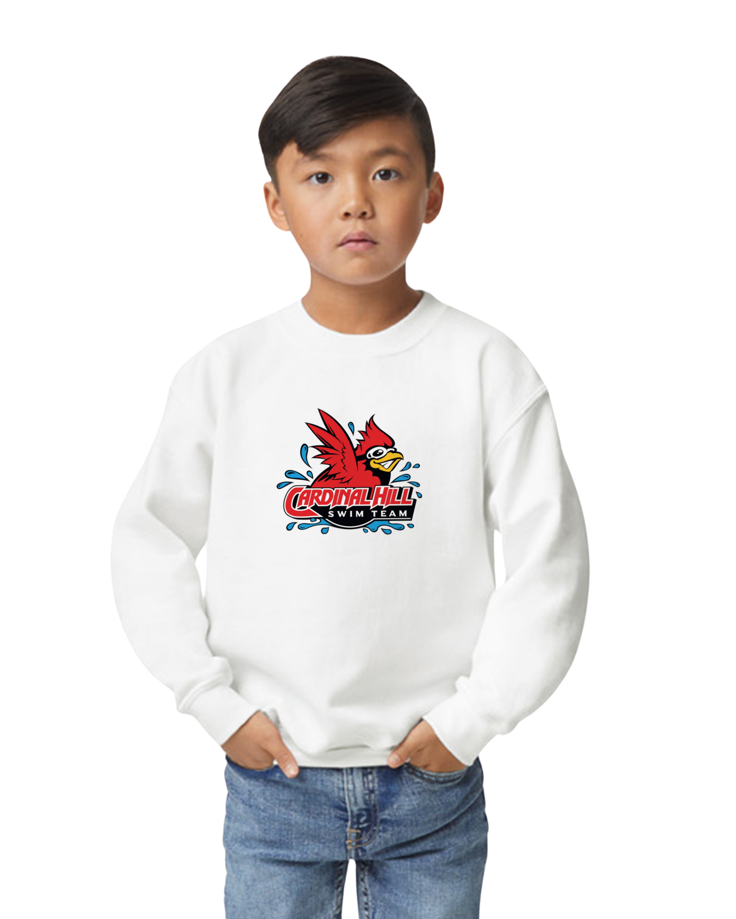 Cardinal Hill Swim Team | Youth Crewneck